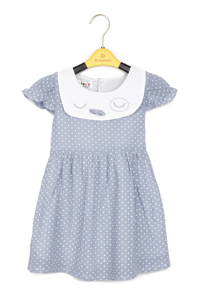 Girls Frock in Rust SKU: KGL-0273-Grey - Diners
