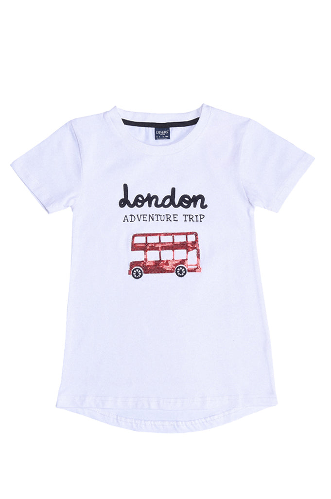 Girls In SKU: KGA0177- WHITE - Diners