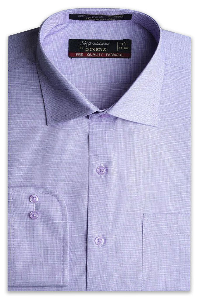 Formal Plain Shirt in Purple SKU: AB206-PURPLE - Diners