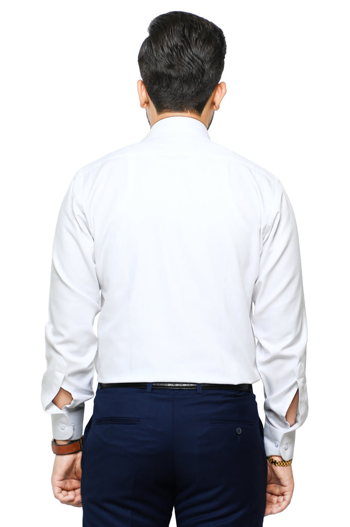Formal Man Shirt in White SKU: AB19371-WHITE - Diners