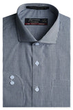 Formal Checkered Shirt in Black SKU: AB19529-BLACK - Diners