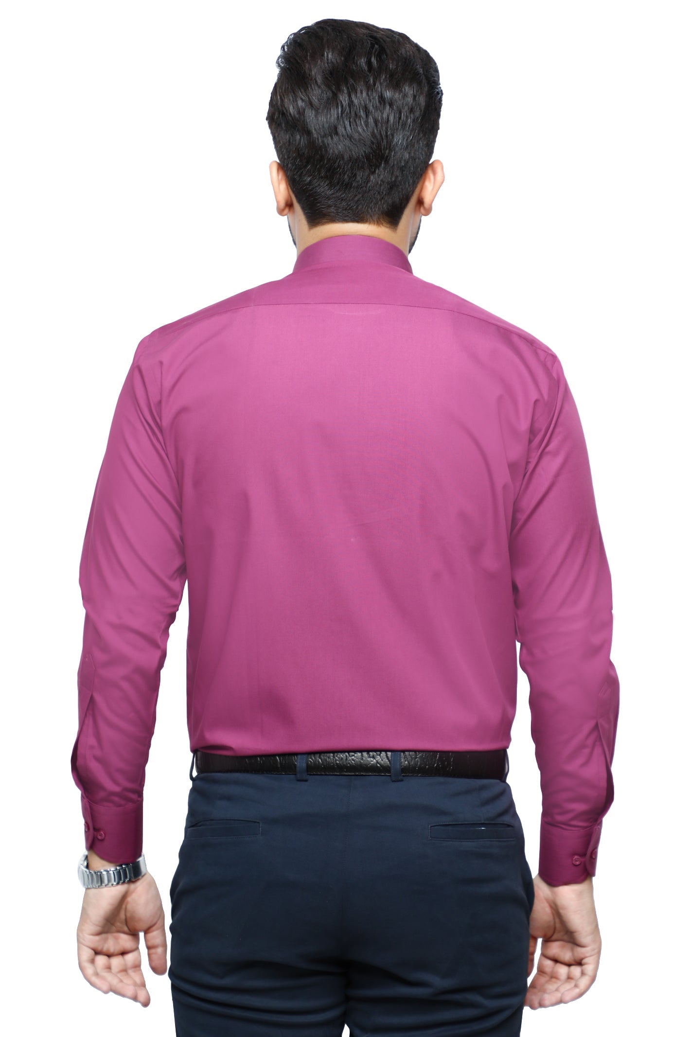 Formal Plain Shirt in D-Purple SKU: AB203-D-PURPLE - Diners