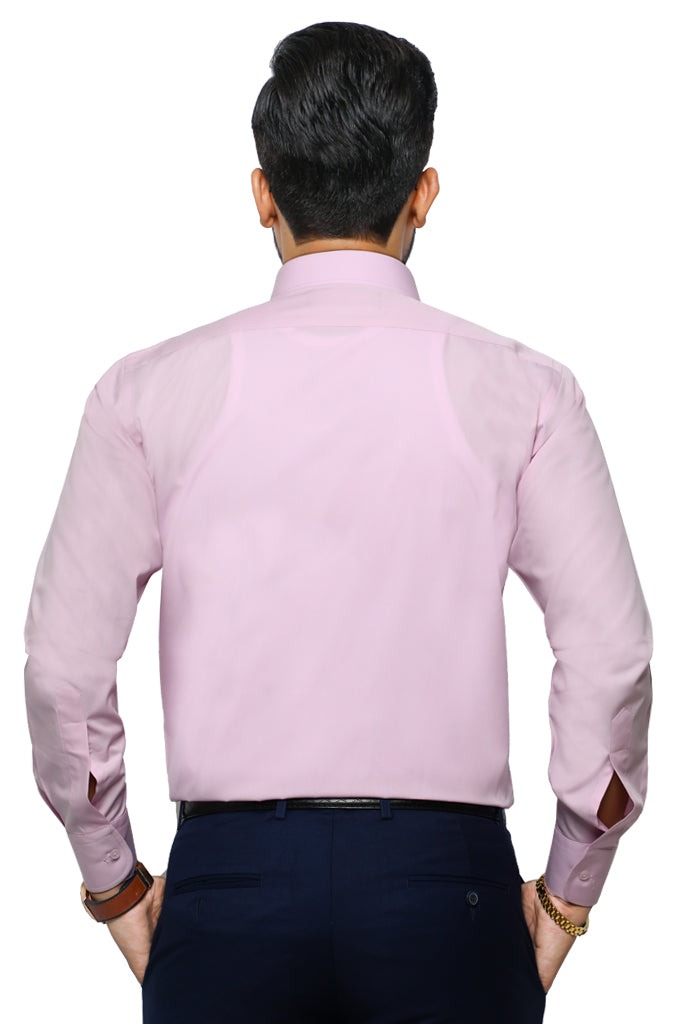 Formal Plain Shirt in Pink SKU: AB203-PINK - Diners