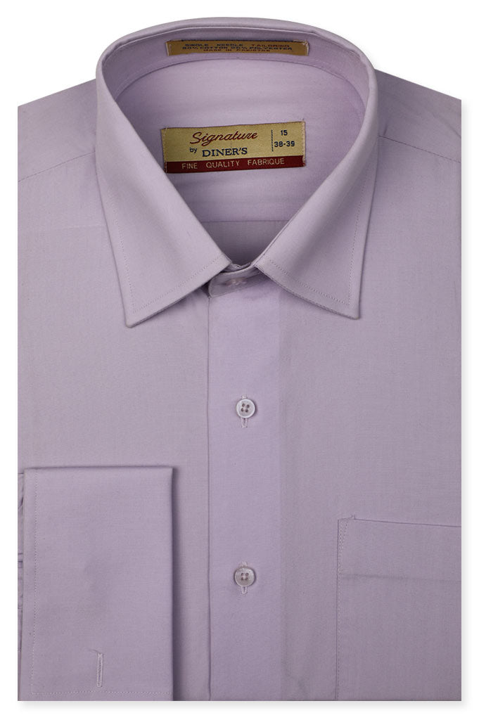 Formal Plain Shirt in L-Purple Color SKU: AB205 - Diners
