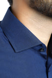 Formal Plain Shirt in N-Blue SKU: AB206-N-Blue - Diners