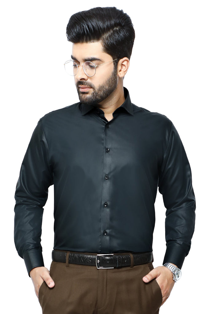 Formal Man Shirt in Black SKU: AB2271-BLACK - Diners