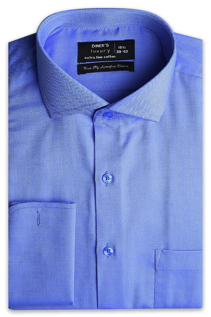 Formal Man Shirt in R-Blue SKU: AD19502-R-BLUE - Diners
