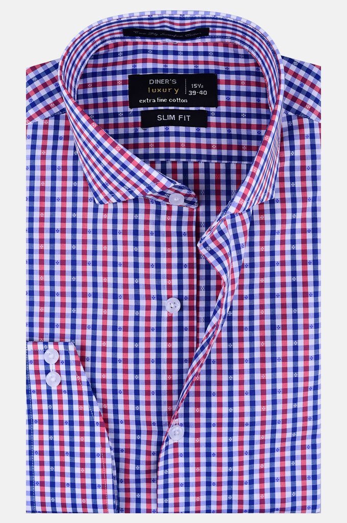 Formal Man Shirt SKU: AD19504-Blue - Diners
