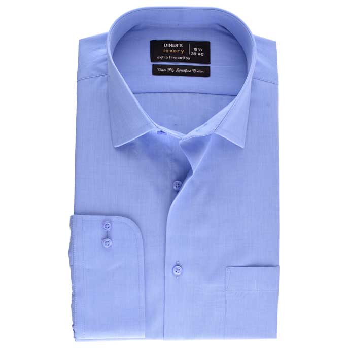 Formal Shirt in L-Blue SKU: AD18069-L-Blue - Diners