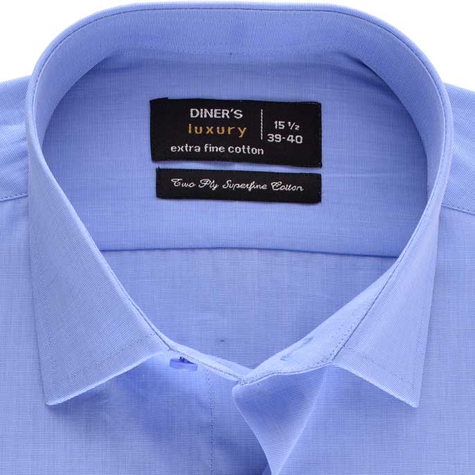 Formal Shirt in L-Blue SKU: AD18069-L-Blue - Diners
