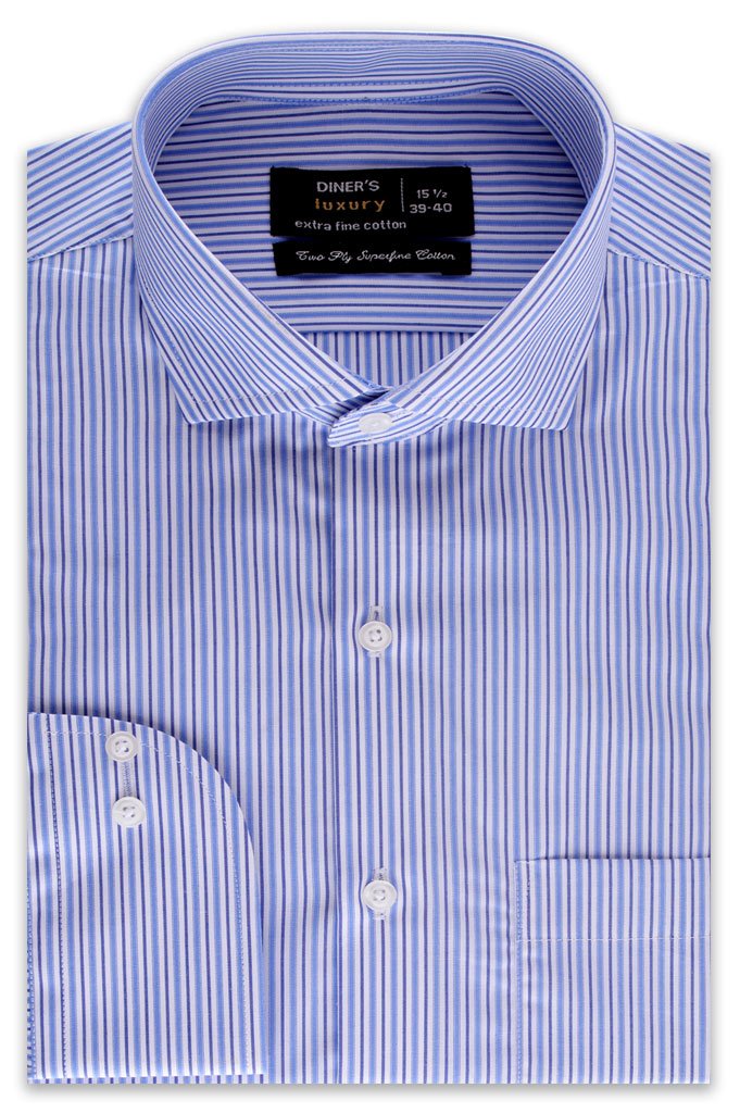 Formal Man Shirt in SKY BLUE SKU: AD19268-SKY BLUE - Diners