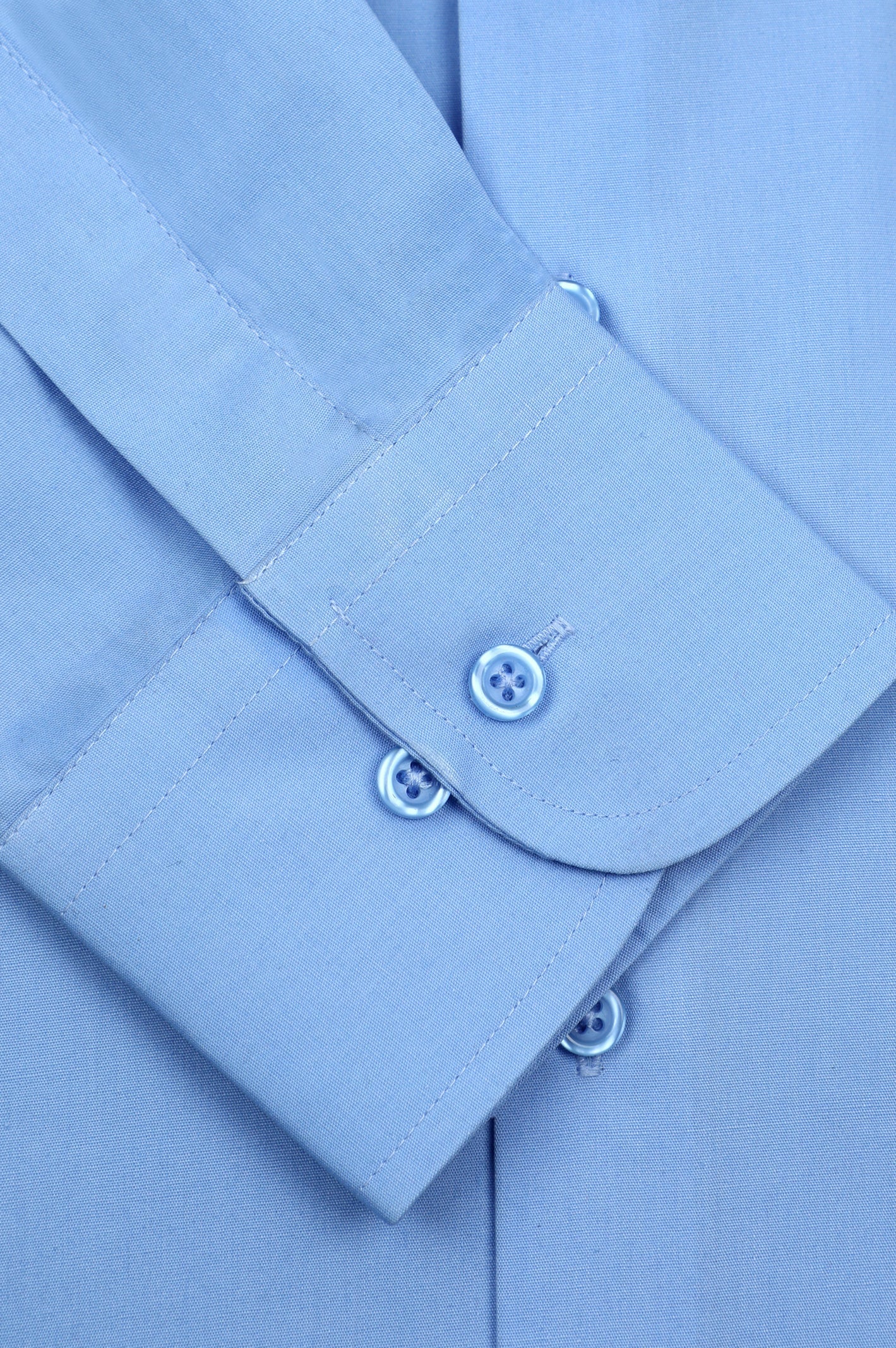Blue Plain Formal Man Shirt