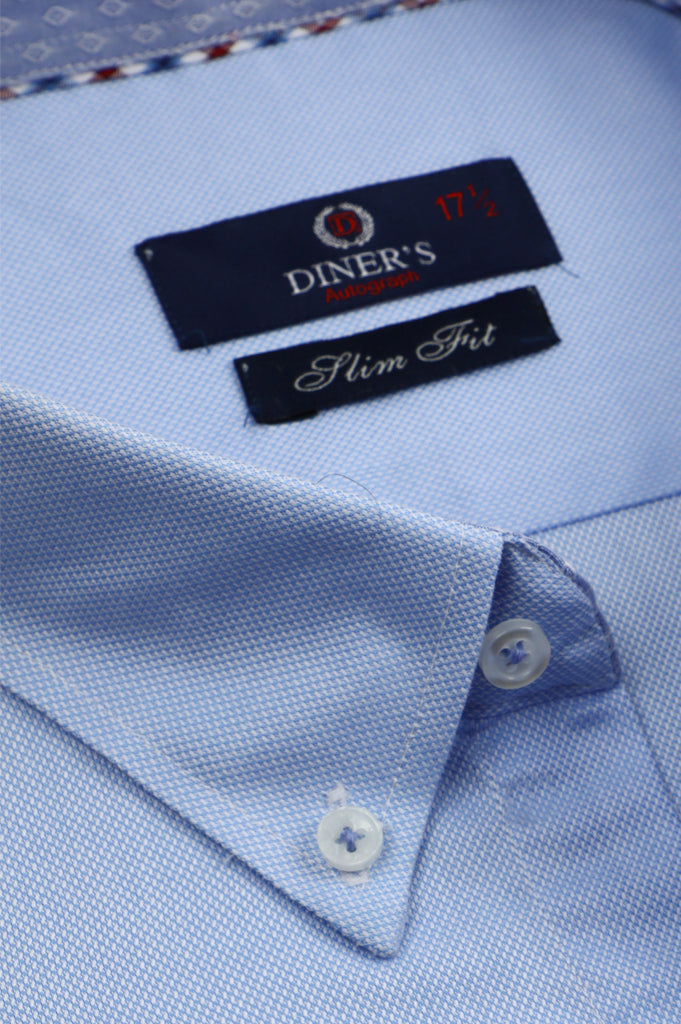 Formal Autograph Shirt SKU: AH21991-L-BLUE - Diners