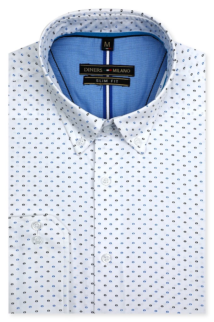 Casual Milano Shirt SKU: AM22006-WHITE - Diners