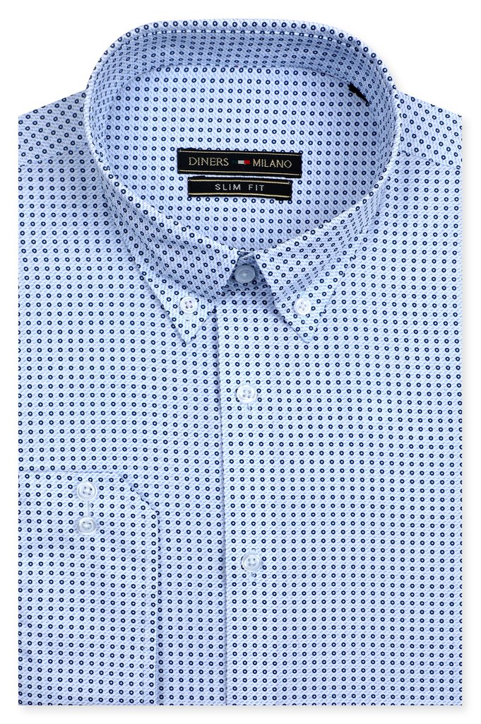 Sky Blue Casual Milano Shirt - M24535