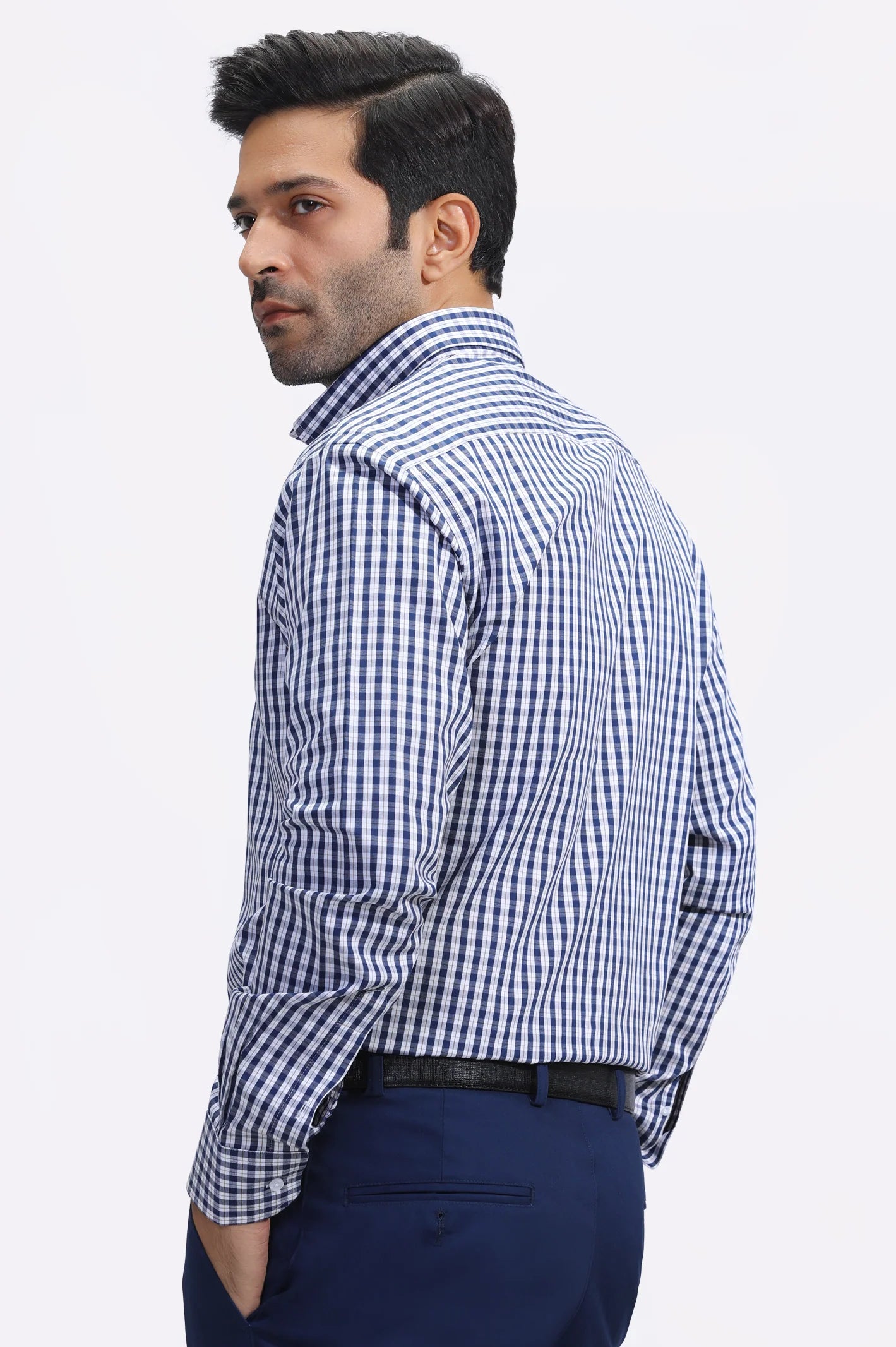 Multicolor Tattersall Check Casual Milano Shirt From Diners