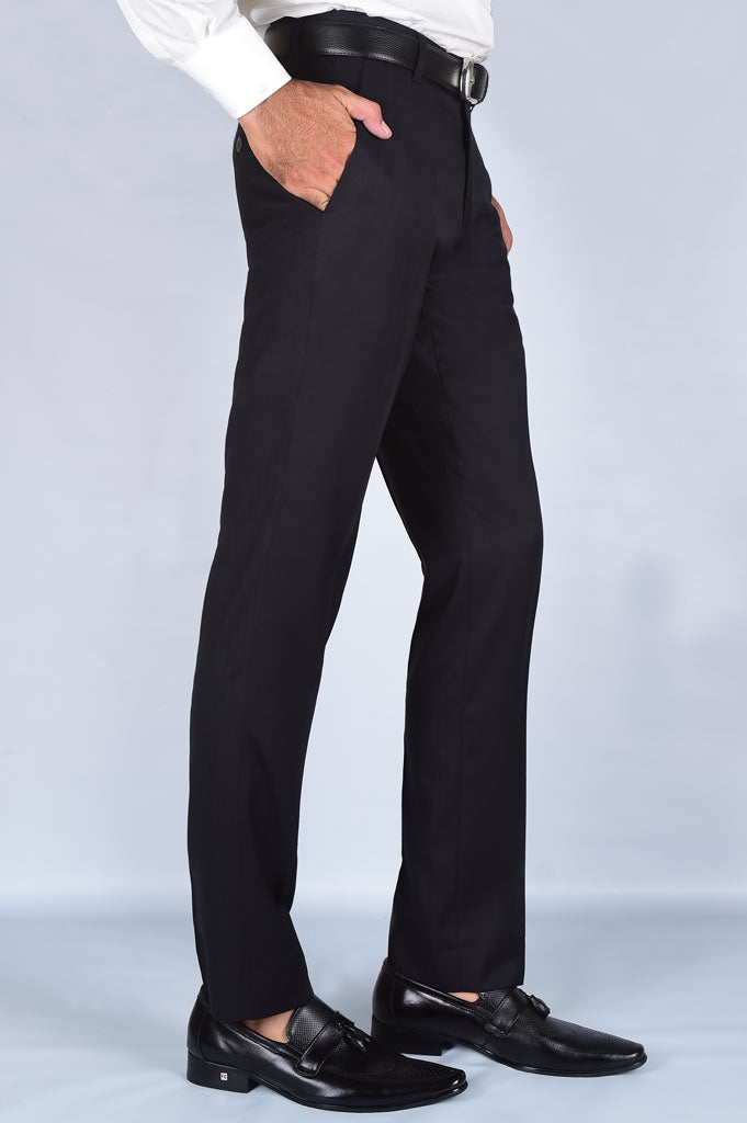 Formal Trouser for Men SKU: BA2261-Black - Diners