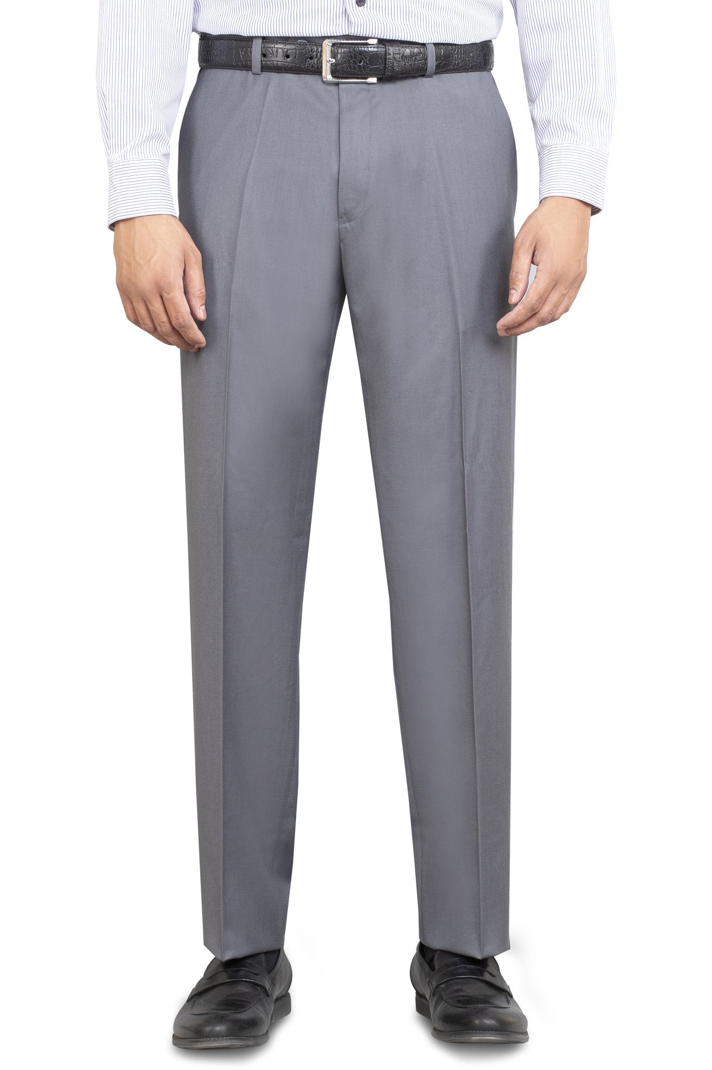 Light Grey Men's Formal Trouser - BA1458-19-L-GREY