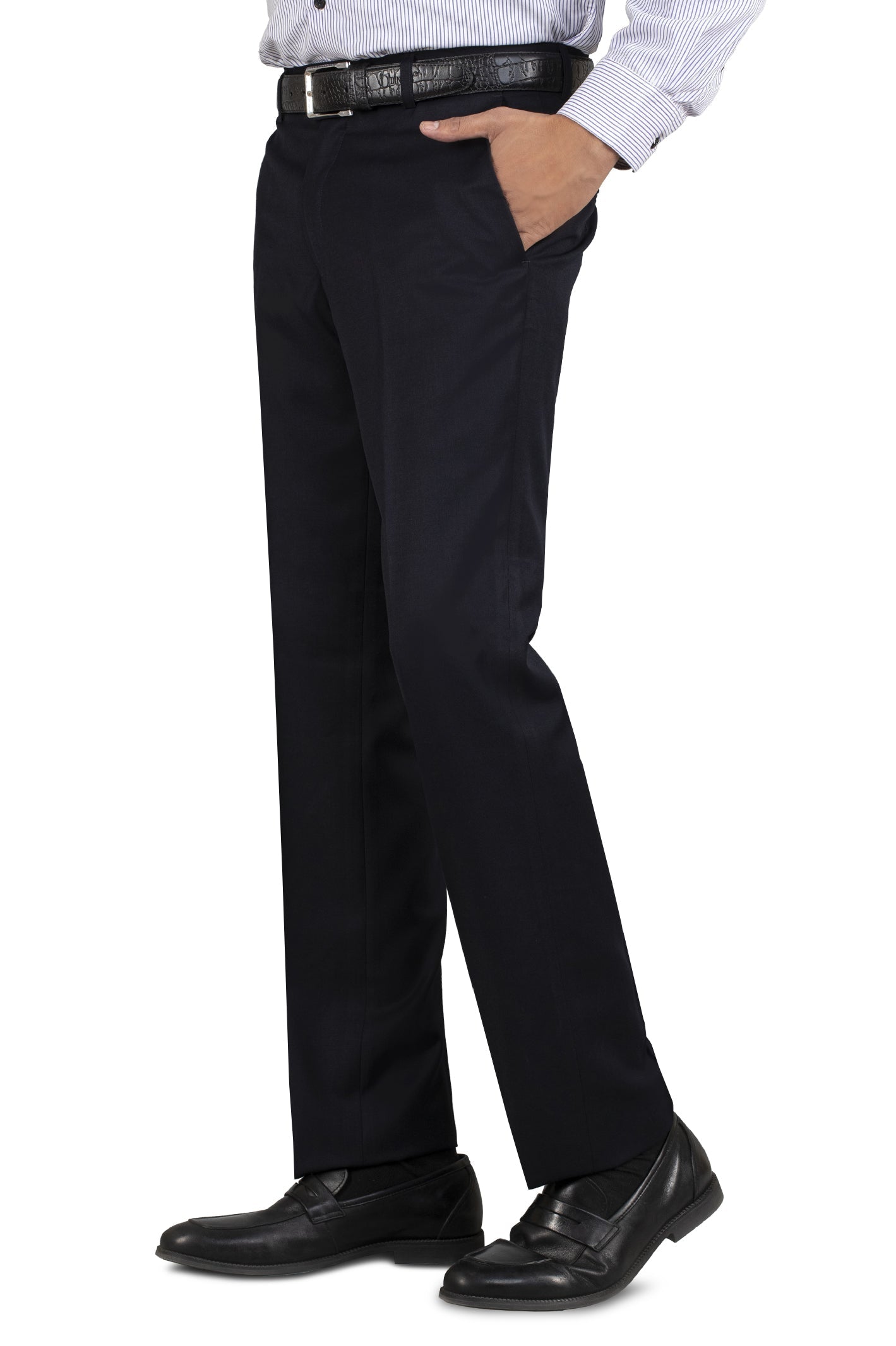 Formal Trouser for Men SKU: BA1458-N-Blue - Diners