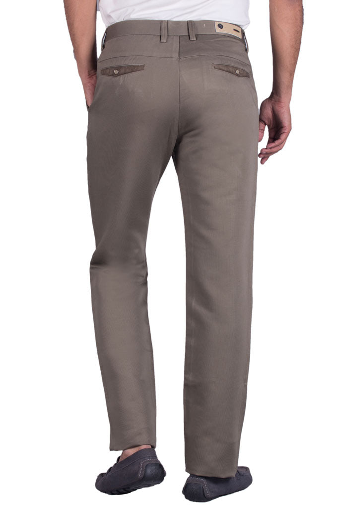 Imported Formal Cotton Trouser in L-Green SKU: BB2671-L-Green - Diners