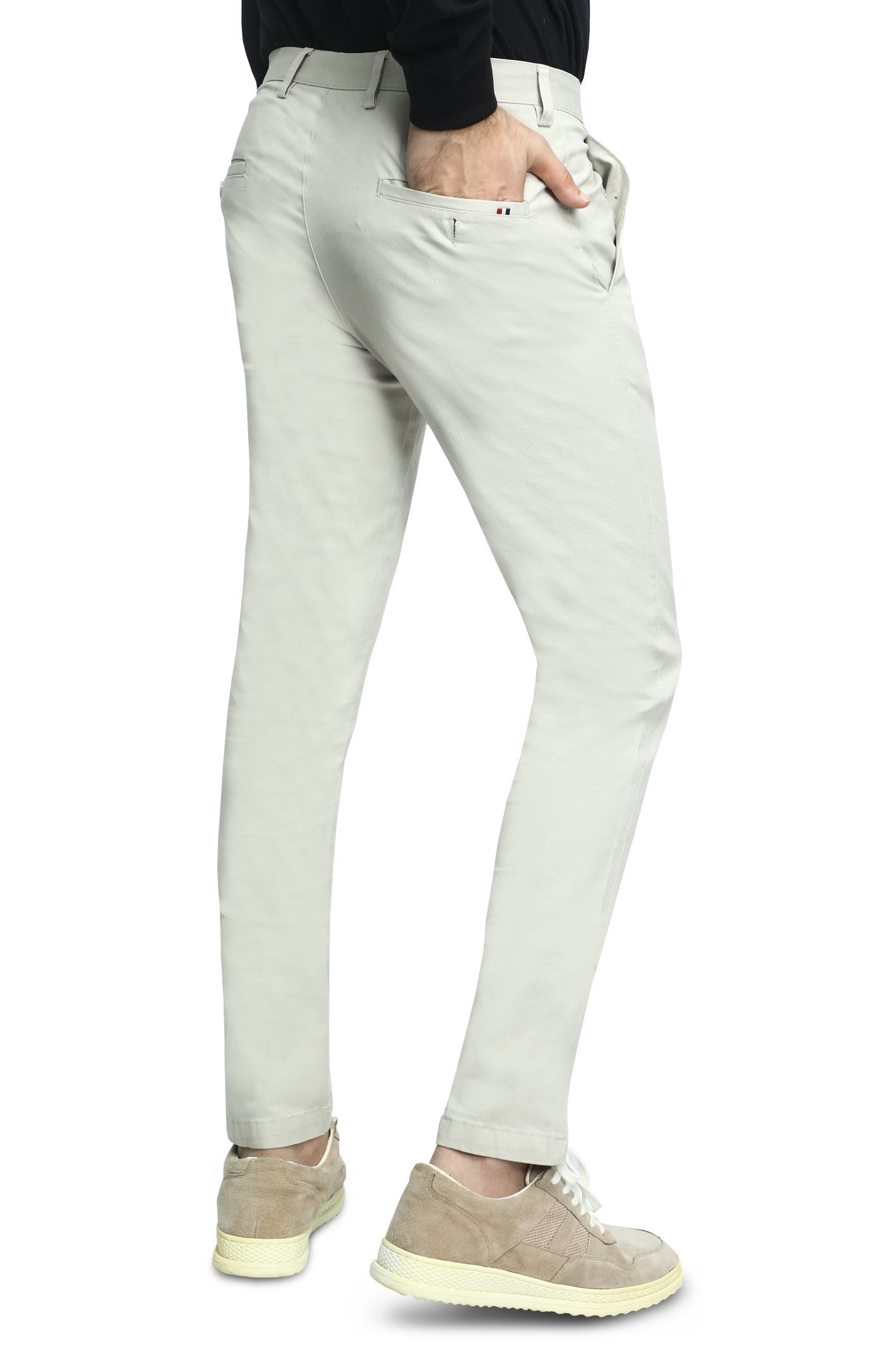 Men's Cotton Chinos -BD2940-FAWN