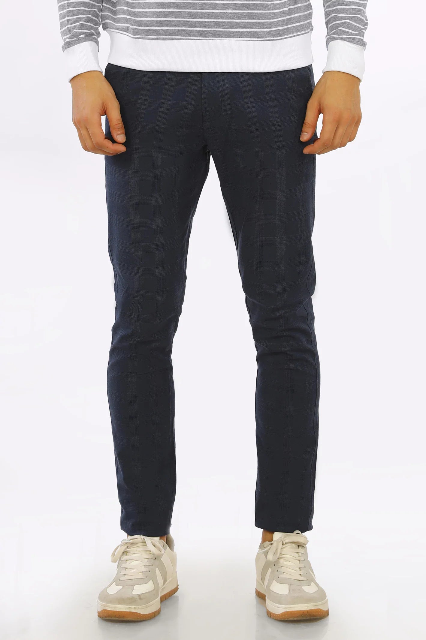 Navy Blue Smart Fit Cotton Chino From Diners