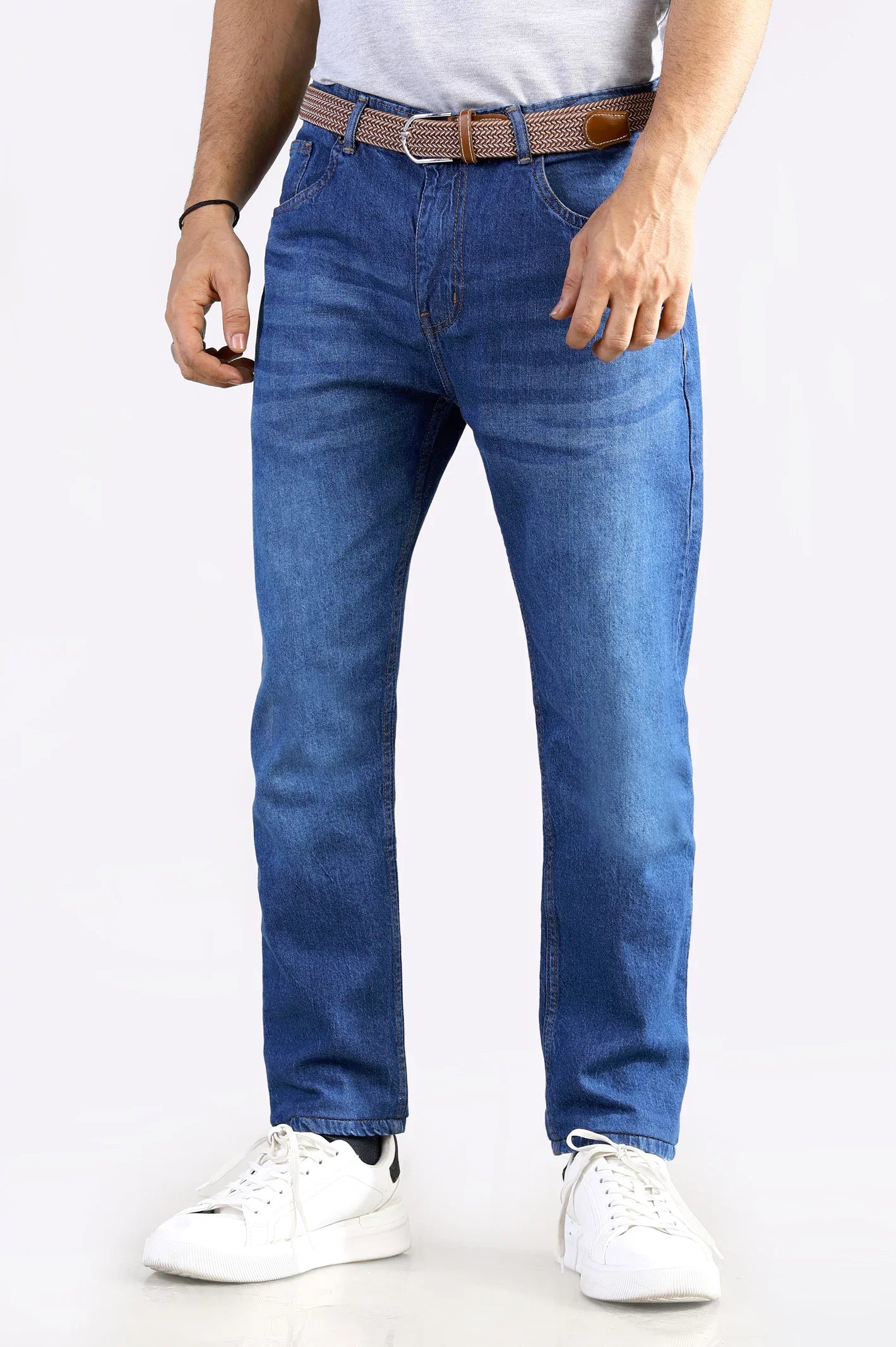 Medium Blue Smart Fit Jeans From Diners
