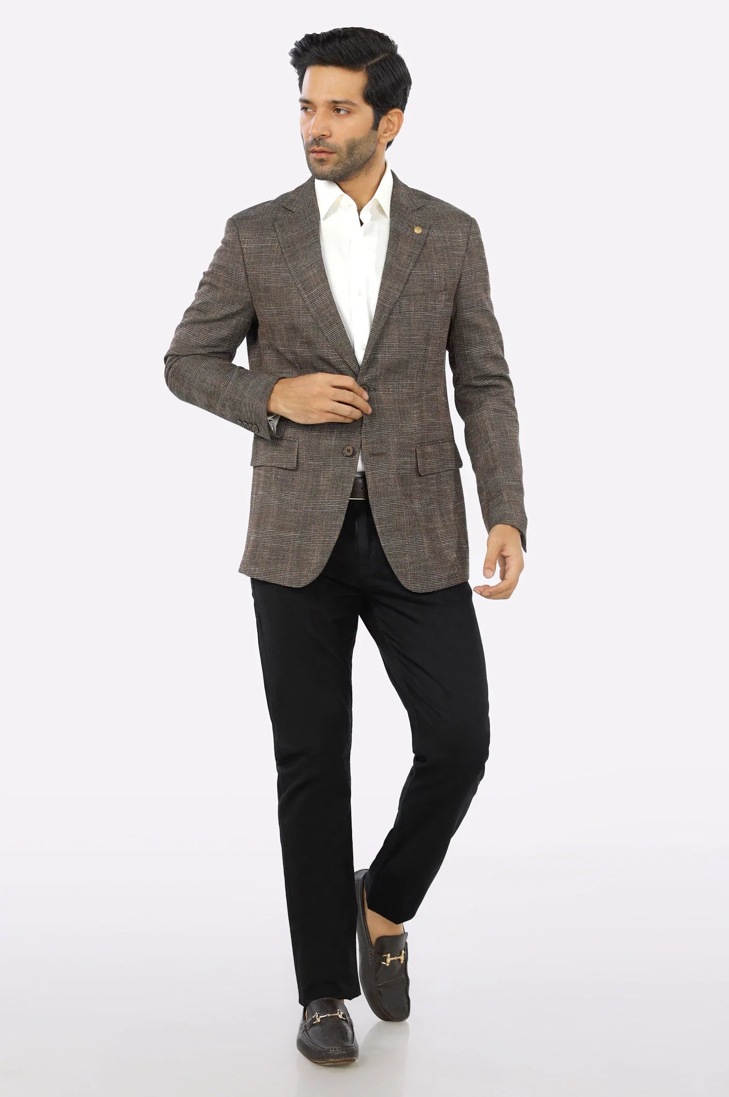 Brown Blazer for Men's