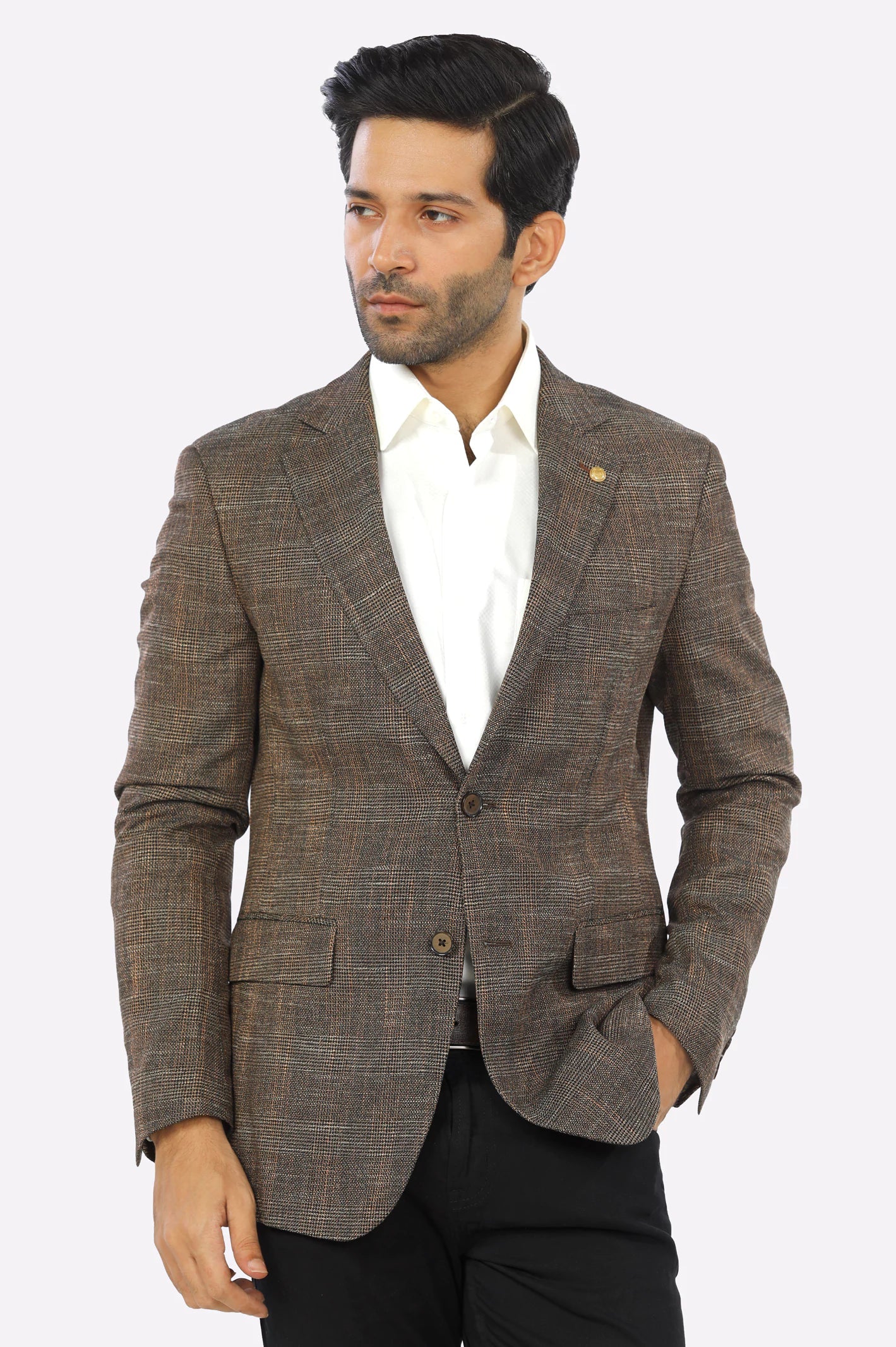 Brown Blazer for Men's
