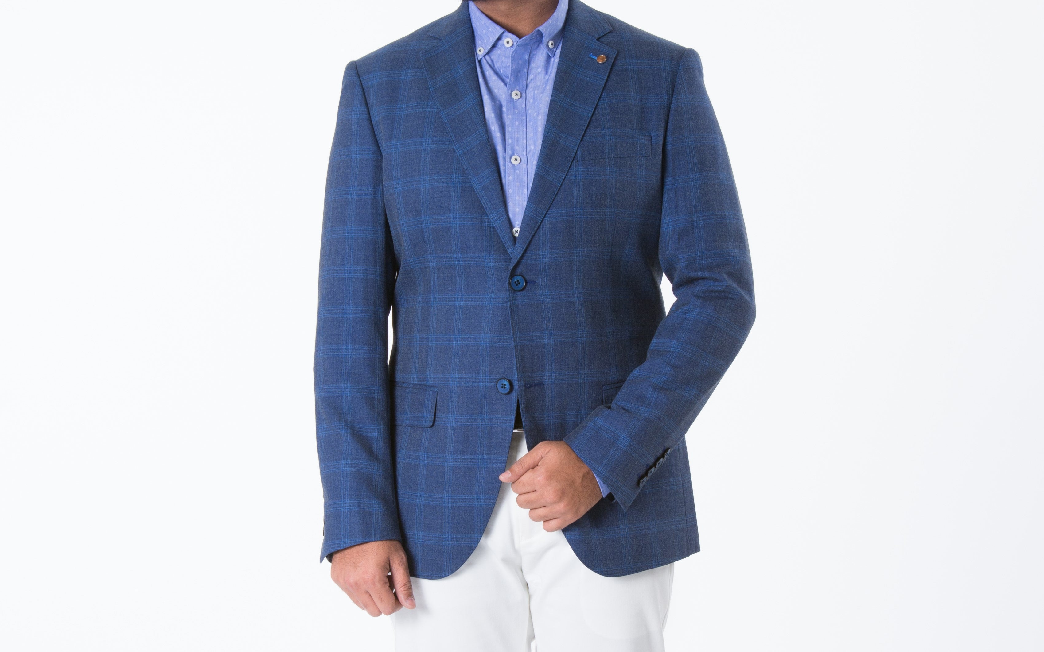 Mens Blazer SKU: CB166-D-Blue