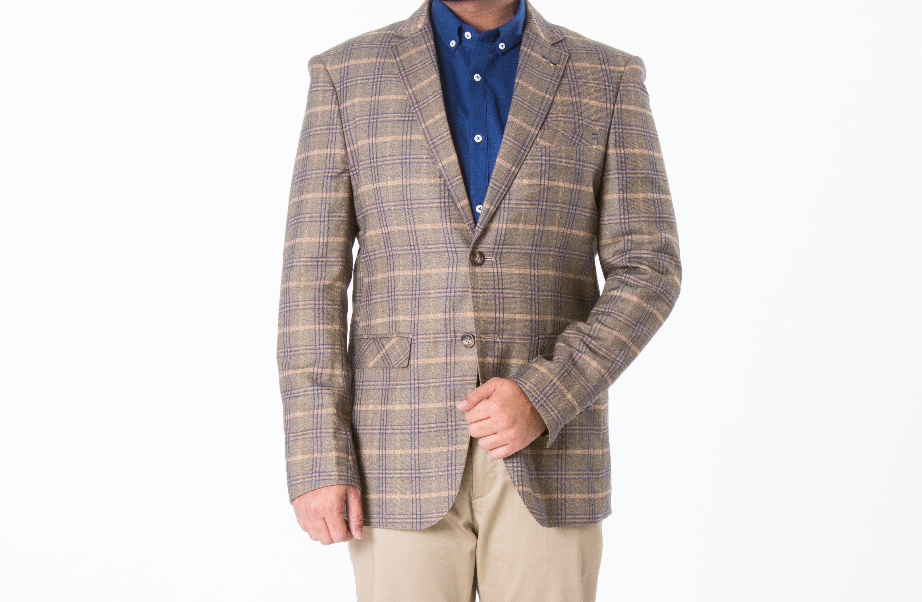 Mens Blazer SKU: CB177-Brown