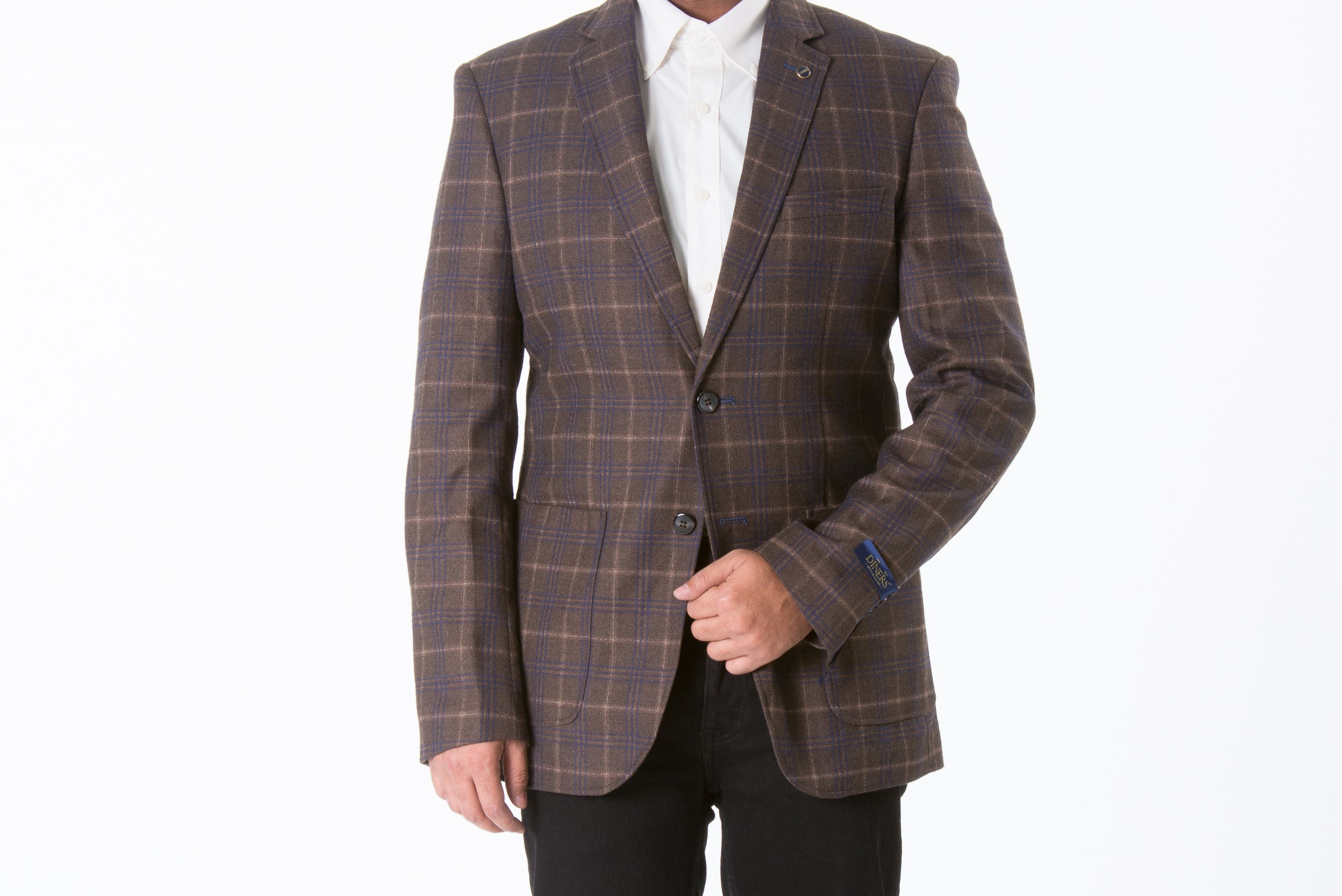 Mens Blazer SKU: CB177-D-Brown