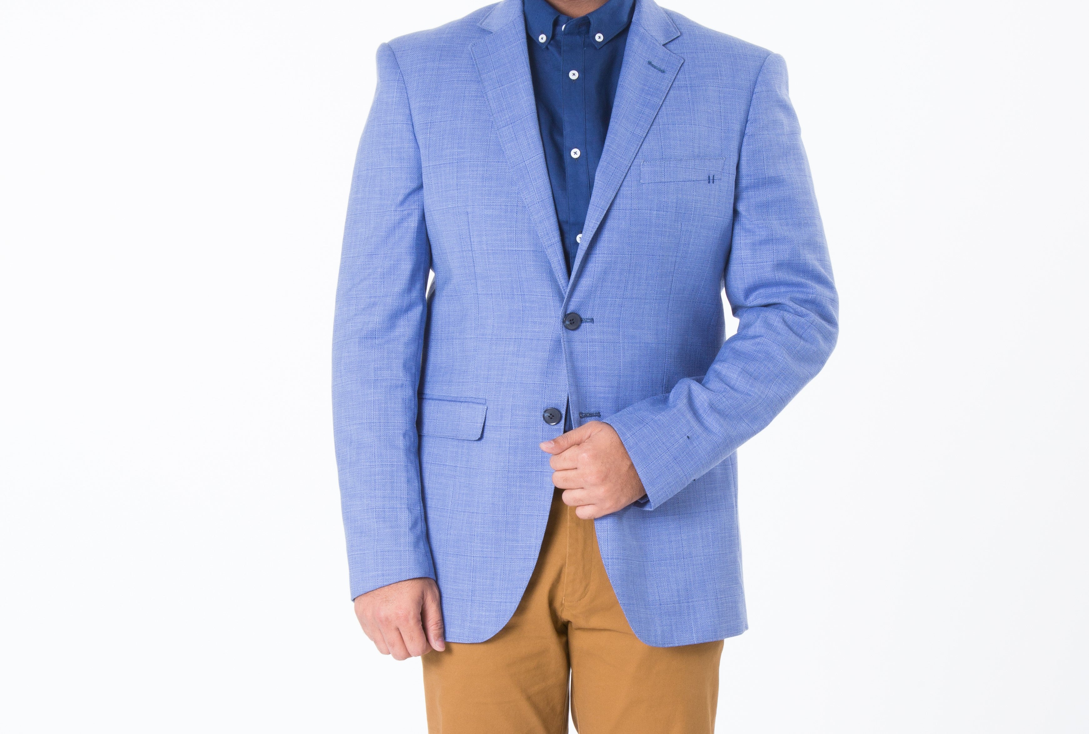 Mens Blazer SKU: CB184-Blue