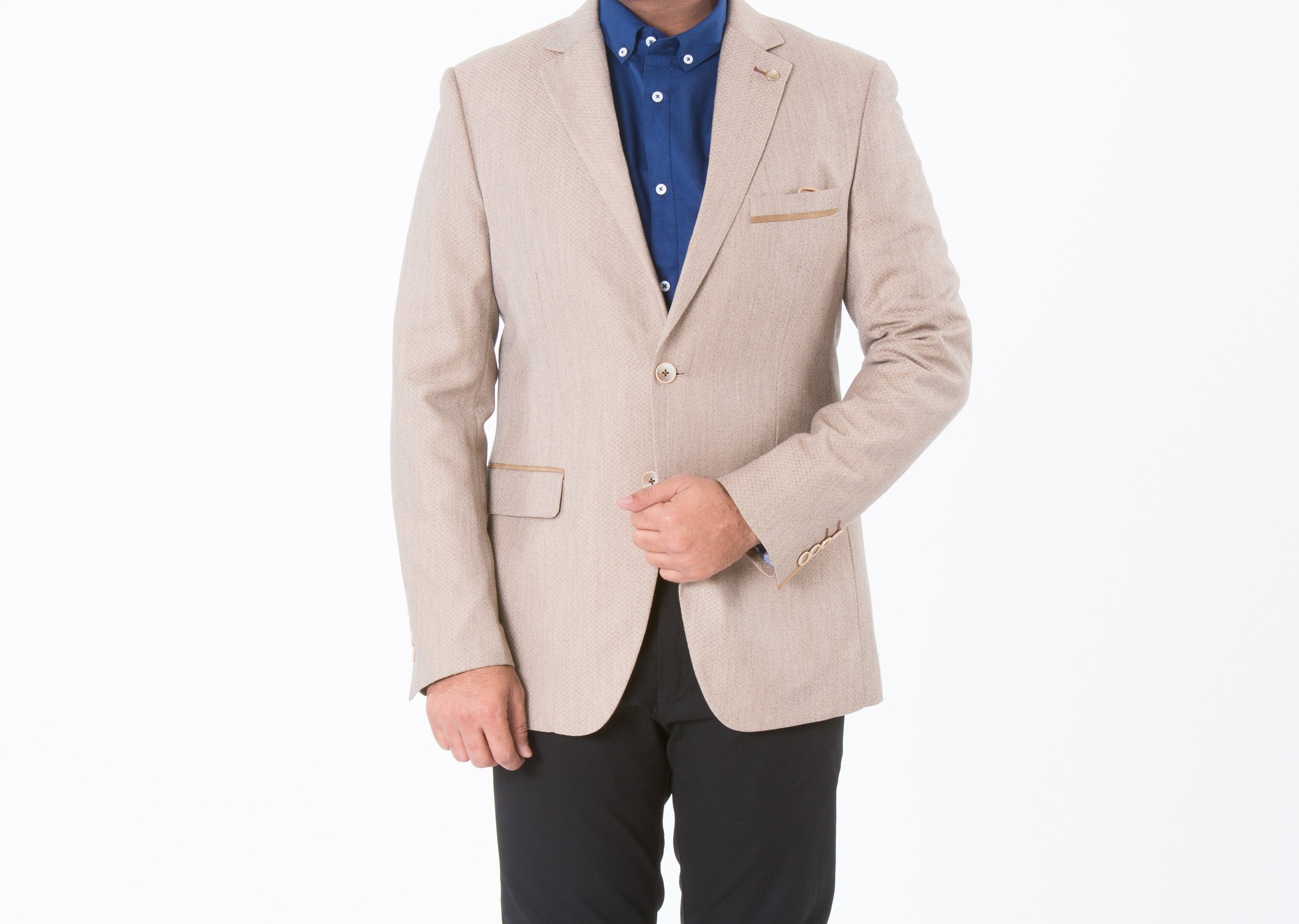 Mens Blazer SKU: CB185-Fawn