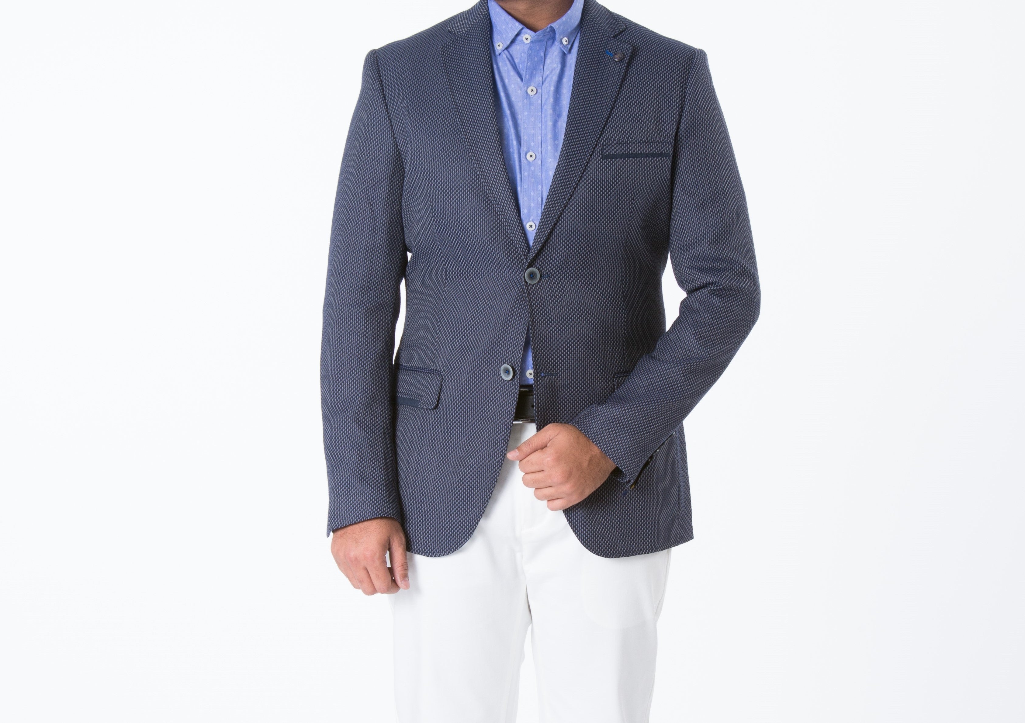 Mens Blazer SKU: CB197-D-Blue