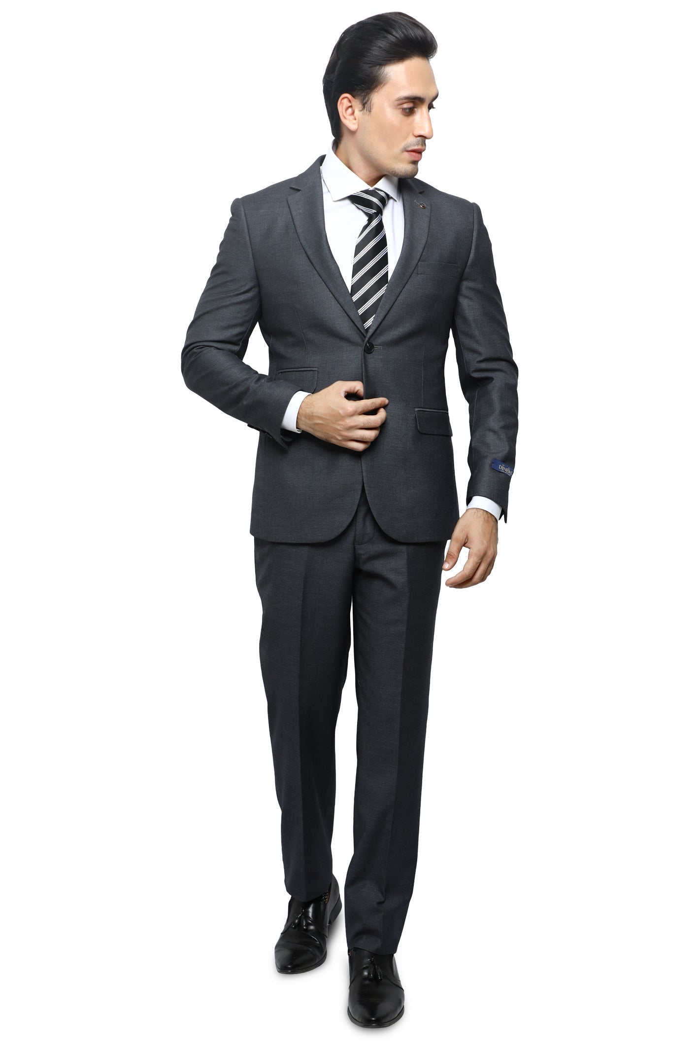 Diner's 2 Pcs Suit in Grey SKU: DA1133-GREY - Diners