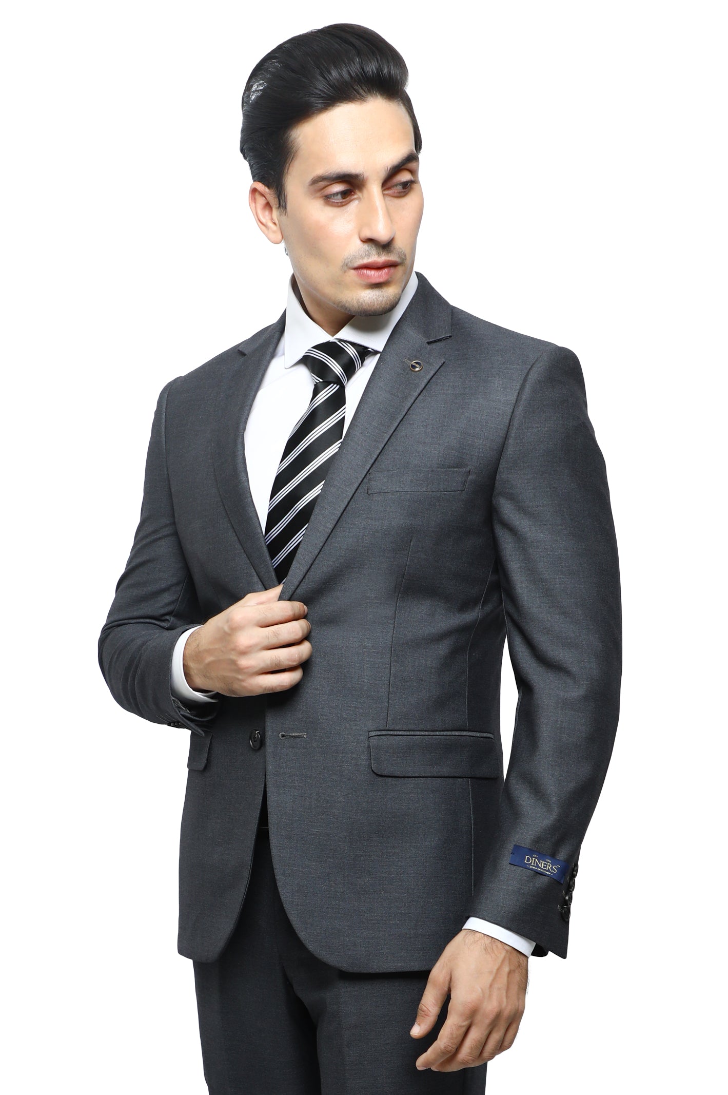Diner's 2 Pcs Suit in Grey SKU: DA1133-GREY - Diners