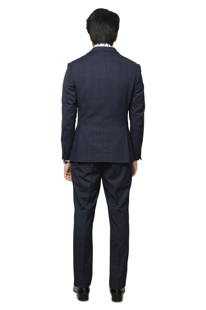 Diner's 3 Pcs Suit in N-BLUE SKU: DA1173