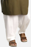Men Cotton Shalwar In White SKU: E1726-White - Diners