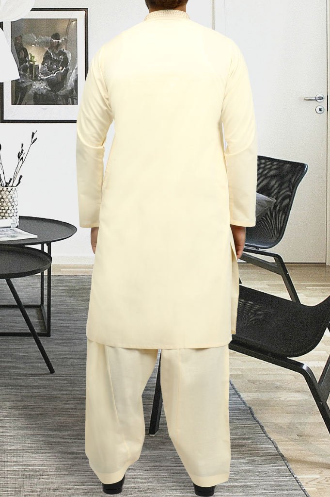 Formal Shalwar Suit for Men SKU: EG2568-L-Fawn - Diners