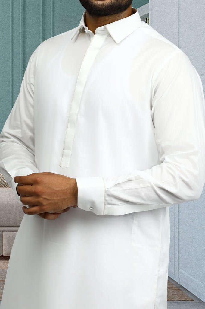 Formal Shalwar Suit for Man EG2623-Off-White - Diners