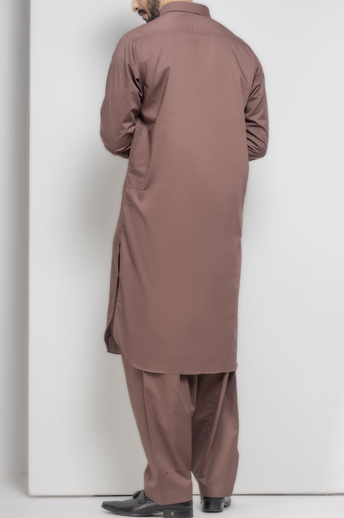 Formal Shalwar Suit for Man SKU: EG2652-Brown - Diners