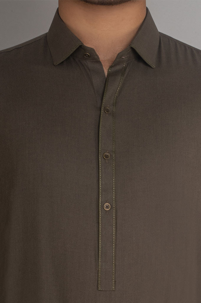 Formal Shalwar Suit for Man SKU: EG2710-Green - Diners