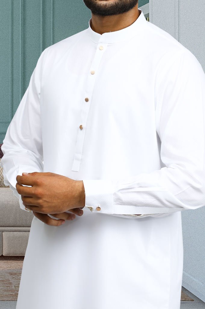 Formal Shalwar Suit for Men SKU: EG2724-White - Diners