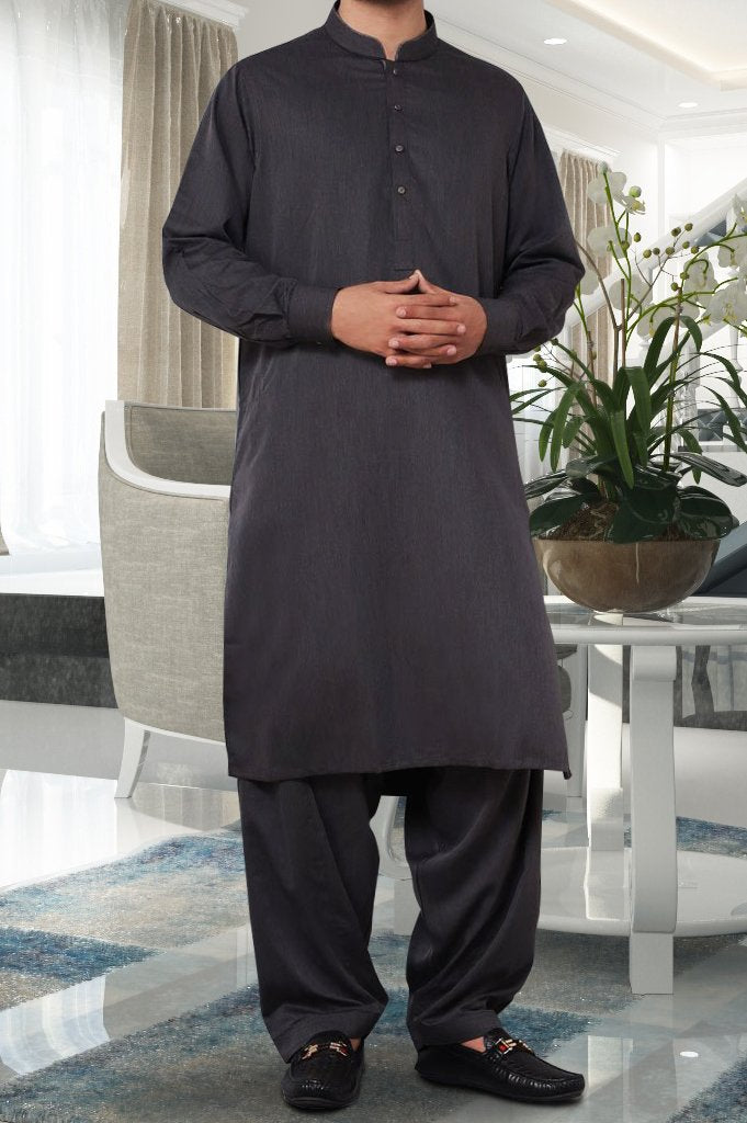 Formal Shalwar Suit for Man SKU: EG2731-D-Grey - Diners