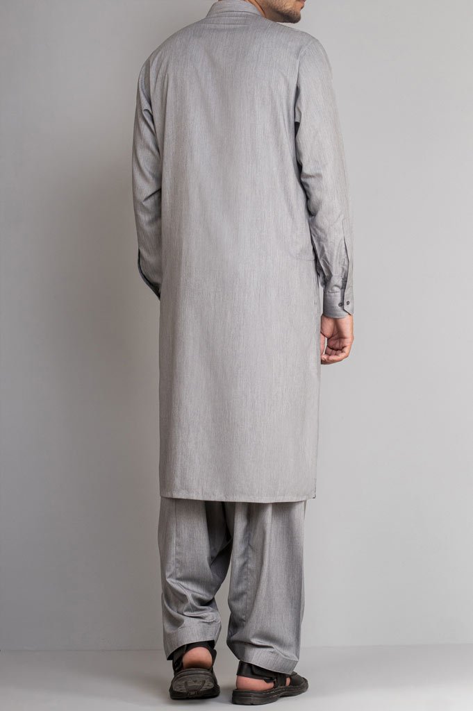 Formal Shalwar Suit for Man SKU: EG2737-L-Grey - Diners