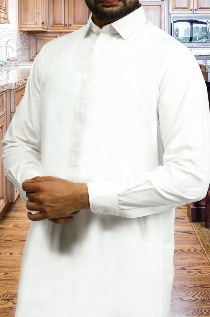Formal Shalwar Suit for Men SKU: EG2771 Off White - Diners