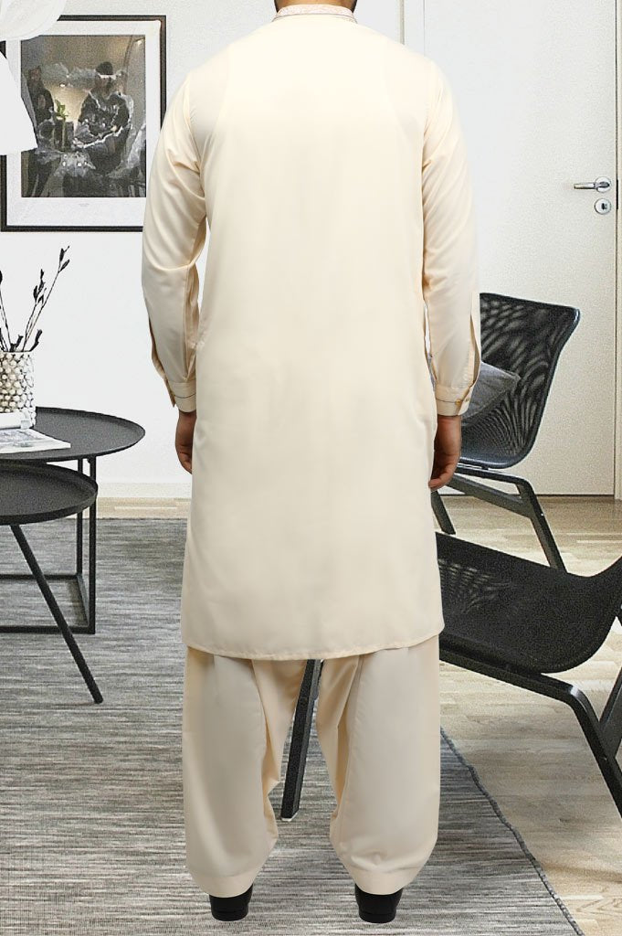 Formal Shalwar Suit for Man EG2772-L-Fawn - Diners