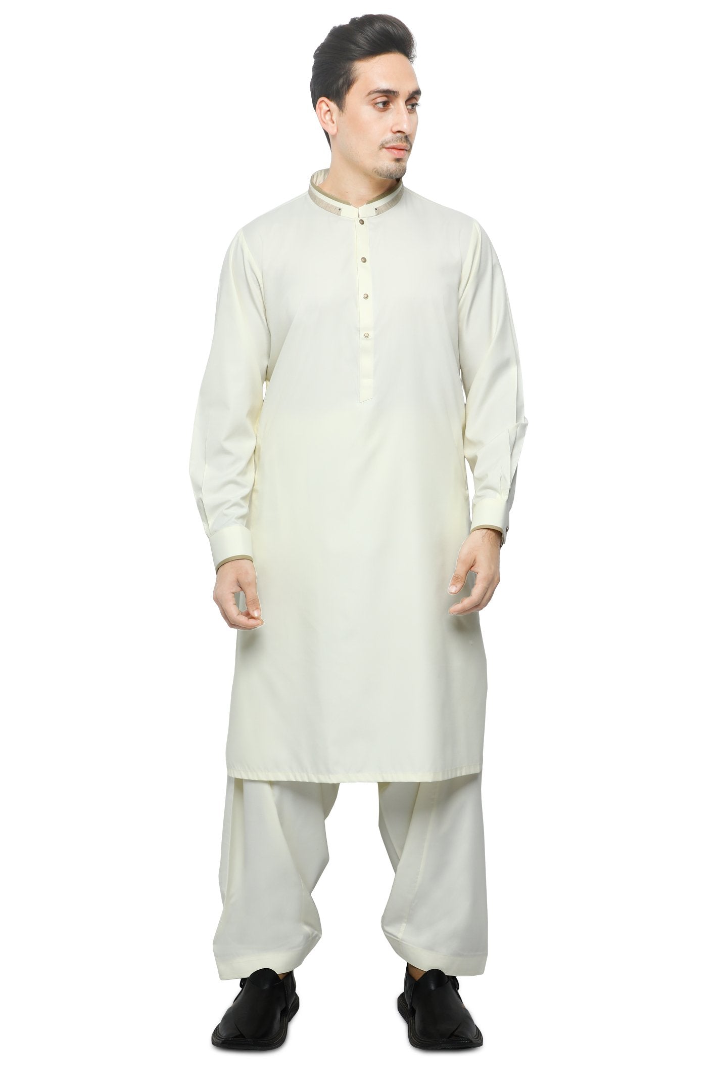 Formal Shalwar Suit for Men SKU: EG2793-CREAM - Diners