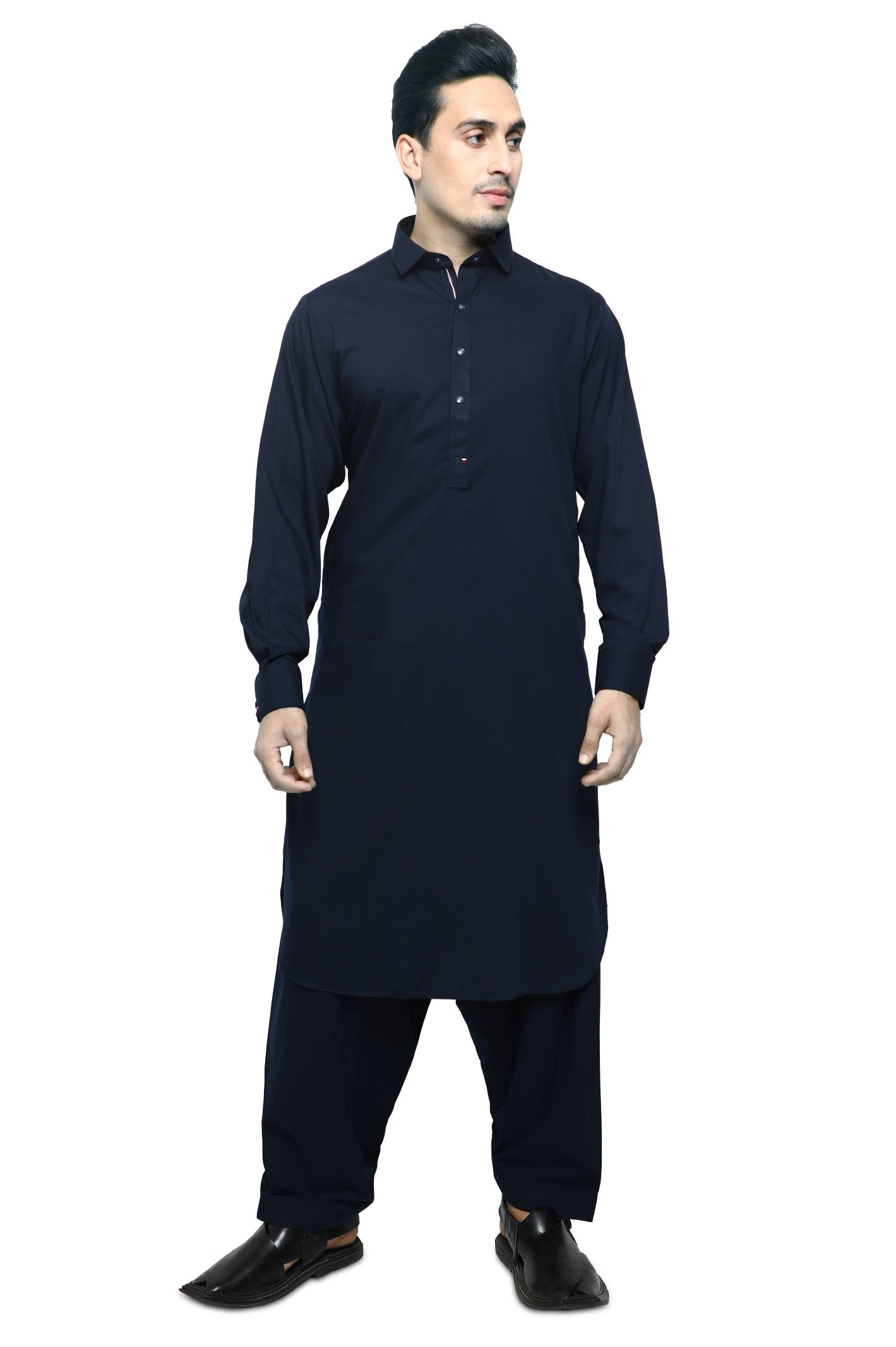 Formal Shalwar Suit for Man SKU: EG2820-N-BLUE - Diners